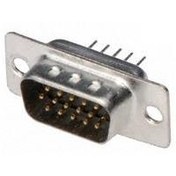 Resim A-HDS 15 PP/Z High Density D-Sub Konnektör, 15 pin, erkek, PCB mounting 