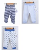 Resim Ciccim Ciccimbaby %100 Pamuk Antialerjik Bebek Cildine Uygun Tek Alt Patikli Alt Set Alt Pijama Alt 4650 