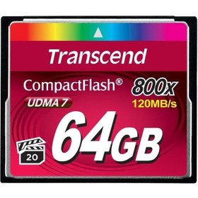 Resim Transcend 64 Gb Cf Card, Udma 7, 800X, 120Mb/S 