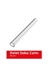 Resim Pelet Soba Camı 90 Cm 