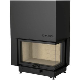 Resim Echa Tech Asansörlü Çelik Köşe Şömine Haznesi Sağ Açık 80 