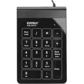 Resim KB-2014 Siyah USB Dokunmatik Numerik Standart Klavye 