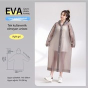 Resim Panço Yağmurluk Açık Kalınlaşma Ve Yağmur Geçirmez Füme 