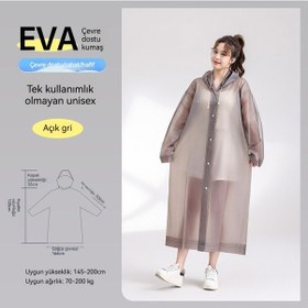 Resim Panço Yağmurluk Açık Kalınlaşma Ve Yağmur Geçirmez Füme 