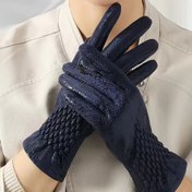 Resim Kadınlar için Termal Dokunmatik Ekran Kış Eldivenleri - Kayak, Bisiklet ve Sürüş için Rüzgar Geçirmez Yılan Desenli Tasarım, Unisex Soğuk Hava Eldivenleri Esnek Olmayan Fit & Kapitone İşçilik ile, Sürücü Eldivenleri, Yılan Açık Bej Deseni 