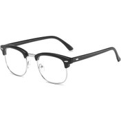 Resim Anti-blue-ray Gözlükler Evrensel Mavi Işık Engelleyici Gözlükler Yorgunluğa Dayanıklı Hafif Göz Koruma Gözlükleri Siyah+gümüş 