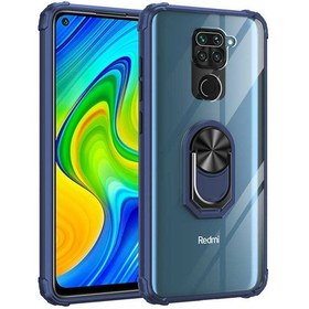 Resim Xiaomi Redmi Note 9 Kilif Seffaf Sararmaz Yüzüklü Mola Kapak 391802133 