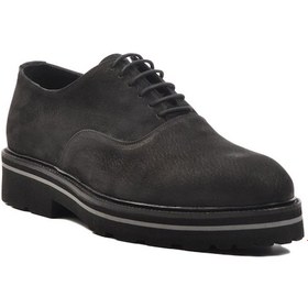 Resim Ayakmod Premium 2875 M Siyah Nubuk Hakiki Deri Erkek Günlük Ayakkabı Siyah 