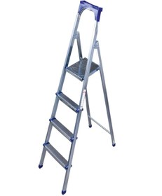 Resim Kanat Metal Katlanır Merdiven 3-4-5-6-7-8-9+1 Basamak 