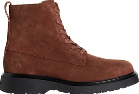 Resim Calvin Klein COMBAT ESS LACE UP ZIP BOOT SU Kahverengi Erkek Bot 