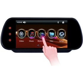 Resim Audıomax 7 İnç Araç Ayna Monitör Bluetooth Mirrorlink Dikiz Aynas 