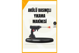 Resim Esplendor Tek Bataryalı 48V Şarjlı Basınçlı Yıkama Makinesi 