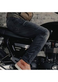 Resim Revit Detroit 2 Kevlar Motosiklet Denim Pantolon Ce Koruma, Cordura Denim 