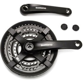 Resim Shimano Fc-ty501 Aynakol 3x7x8v 24/34/42t 175mm Siyah 