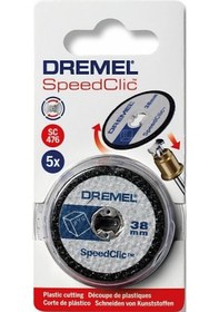 Resim Dremel Ez Speedclic Plastik Kesme Diskleri 38 Mm (Sc476) 5'Li - 2615S476JB 