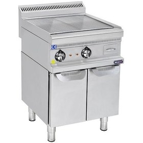 Resim Mayapaz - Elektrikli Pleyt Izgara, Tamamı Oluklu Pleytli, Endüstriyel Elektrikli Izgara, Dolaplı 