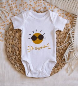 Resim Bitmeyenkartus Bk Kids Ilk Seyahat Tasarımlı Bebek Body Zıbın - Model 1 Çok Renkli 