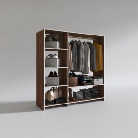 Resim Kenzlife giysi dolabı mükremin 150*150*40 cvz gardırop 