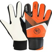 Resim Liangduo Shop Turuncu Tarzı No.7 1 Çift Çocuk Çocuk Futbol Kaleci Pu Eldiven Parmak Koruma Gol Kalınlaşmış Lateks Futbol Eldiveni Futbol Futebol Kaleci (Yurt Dışından) 
