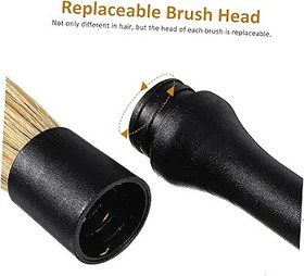 Resim ULTECHNOVO Araç Detaylandırma Seti - 3 Parçalı Araç İç Fırça Seti 3 Yedek Fırça Ile Gösterge Paneli Konsol Ekran Için 