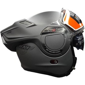 Resim Sway Sw 907 Stratos 180 Çene Açılır Motosiklet Kaskı 