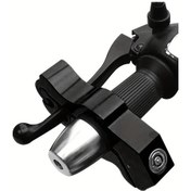 Resim Hightower Siyah Cnc Motosiklet Gidon Kilidi, Ağır Hizmet Ayarlanabilir Çalınma Önleyici Atv Aksesuar 