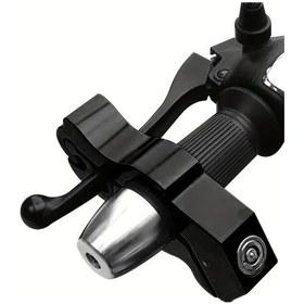 Resim Hightower Siyah Cnc Motosiklet Gidon Kilidi, Ağır Hizmet Ayarlanabilir Çalınma Önleyici Atv Aksesuar 