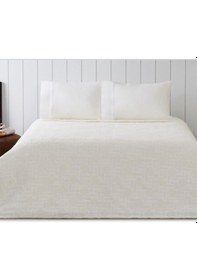 Resim Taç Pike Takımı Jakarlı Callie Ekru Çift Kişilik Ekru 