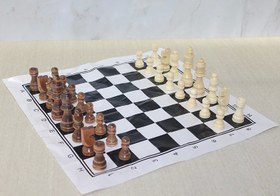 Resim Ahşap Satranç Taşı 10 Cm Alk4017 