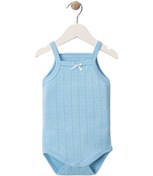 Resim İp Askılı Jakarlı Çıtçıtlı Body Mavi 