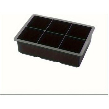 Dashanshop 6 Gözlü Büyük Silikon Kalıp Kapaklı Buz Küpü Makinesi Ev Eşyası Mezeler