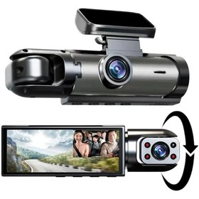 Resim KAZEMTECH HD 1080P Araç İçi Kamera Video 3-16'' Çift Lens Geniş Açı (M8)Wifili 