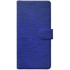 Resim Samsung Galaxy A10 Kılıf Fabric Book Wallet Lacivert 