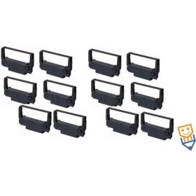 Resim PanPrint Epson Erc 30 34 38 Muadil Şerit Siyah 12'li Paket 