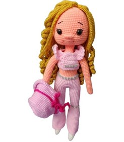 Resim Pembe Amigurumi Bebek 