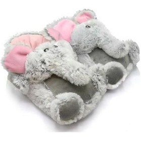 Resim Twıgy 22k T-elephant Z Elephant Kadın Hayvanlı Panduf 36 - 41 Gri 