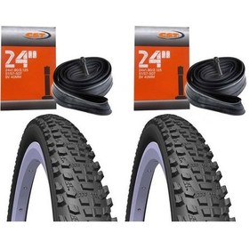 Resim Mitas Ocelot 24x2.10 Bisiklet Lastik Seti 2 Dış 2 İç 