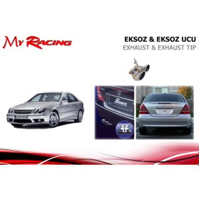 Resim Mercedes W203 Çiftli Egzoz Ucu 
