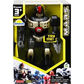 Resim Sunman M.a.r.s. Sesli ve Işıklı Yürüyen Robot 18 cm 