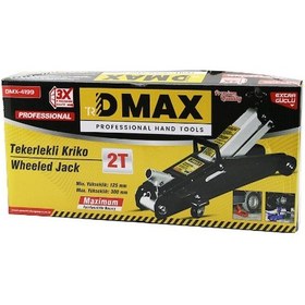 Resim Periboia 2 Ton Arabalı Tekerli Timsah Kriko 