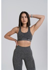 Resim Gymwolves Dikişsiz Spor Sütyeni Seamles Bras Siyah Enerji Serisi -siyah Siyah 