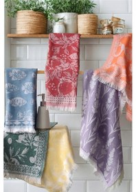 Resim 6'lı Pamuklu Mutfak Kurulama Bezi Seti-karışık Renkli Meyve Desenli Mutfak Peçetesi-45x70 Cm Cokrenklı/cokrenklı Çok Renkli 