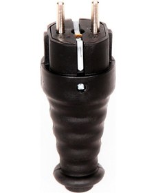 Resim Yef Kauçuk Erkek Fiş 1x16 Topraklı Erkek Fiş 