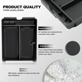 Resim Steellaar Pilot Orta Konsol Düzenleyici Kol Dayama Saklama Kutusu Için (Yurt Dışından) 