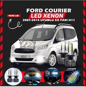 Resim Ford Courier 2007-2014 Sis Farı Uyumlu Şimşek Etkilii Led Xenon Pro Series H11 