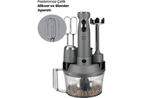 Resim Goldmaster Elanamax GM7239AN Antrasit Multi Blender Set Mutfak Robotu 