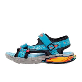Resim Skechers Mega Splash 4k Erkek Çocuk Mavi Sandalet 