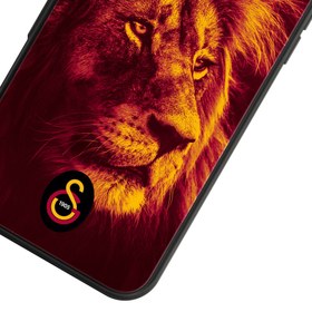 Resim Galatasaray Enerji Aslan Cam Telefon Kılıfı - iPhone 14 Pro Max 