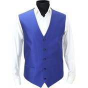 Resim Mentor Regalo Büyük Beden V Yaka Yelek Parlament 52016 Saks Mavisi 