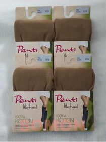 Resim Penti Ekstra Koton Pantolon Çorabı Penti Pamuklu Diz Altı Çorap 4 Adet 001 